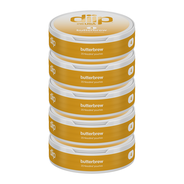 4 Butterbrew DIIP Reset Nixodine 5 pack of Pouches