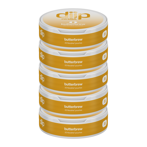 4 Butterbrew DIIP Reset Nixodine 5 pack of Pouches