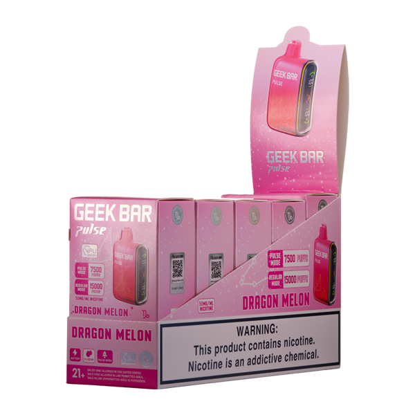 Dragon Melon Geek Bar Pulse Vape Bundle