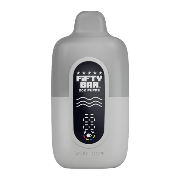Milky Loops Fifty Bar 20K Silver Series Disposable