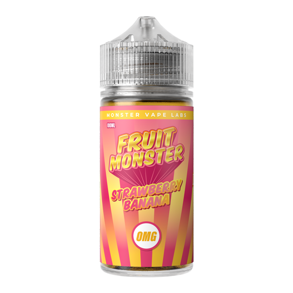 Strawberry Banana MONSTER LABS Fruit Monster ZERO Nicotine 100ml