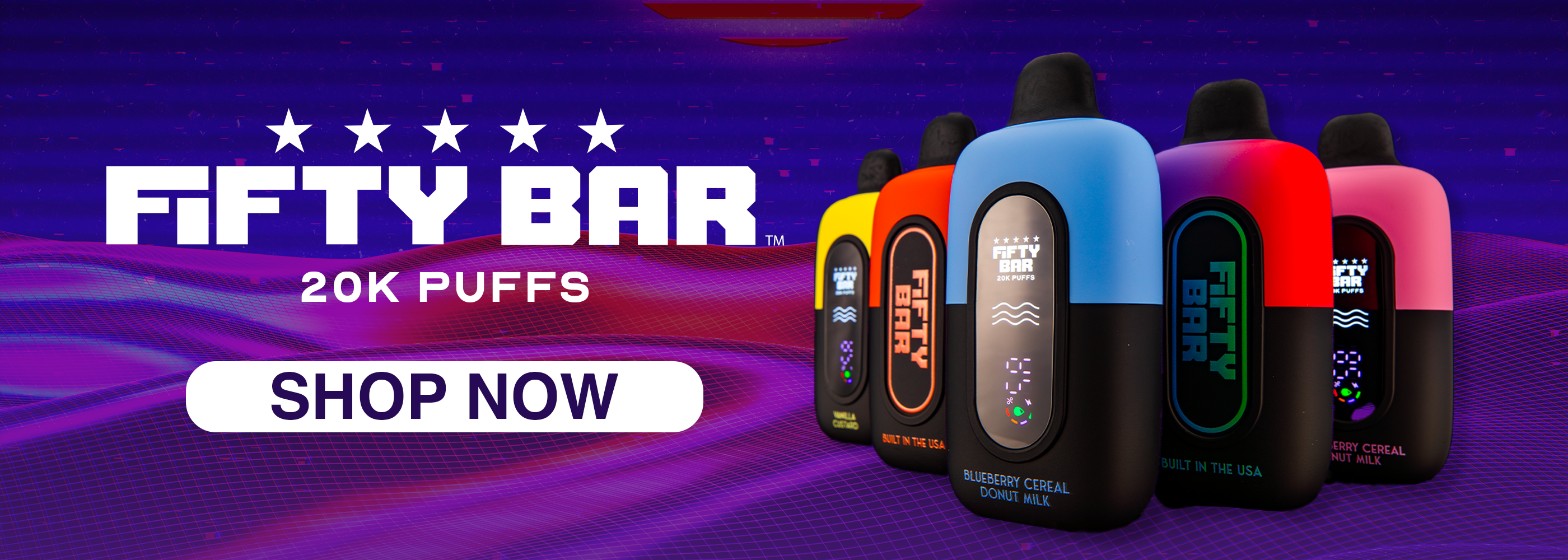 Fifty Bar 20k Shop Now at Vaping.com