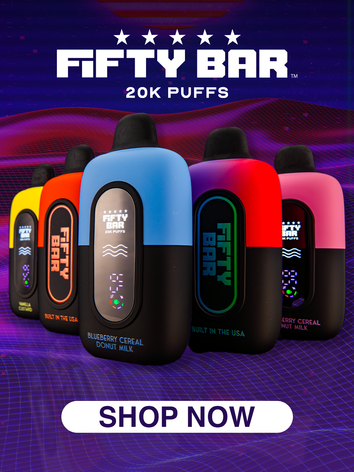 Fifty Bar 20k Shop Now at Vaping.com