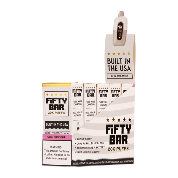 Omg! Smoothie Fifty Bar 20K Vape 5 pack