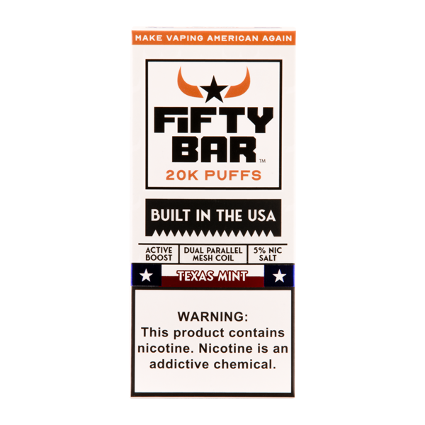 Texas Mint FIFTY BAR 20K Disposable