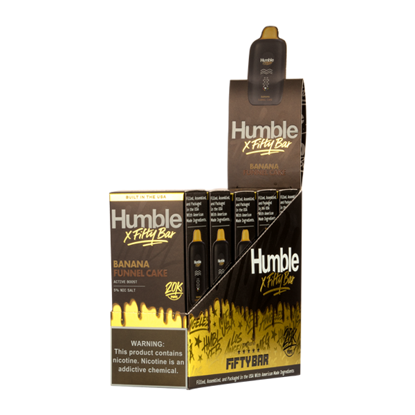 Banana Funnel Cake HUMBLE X Fifty Bar 20K Disposables