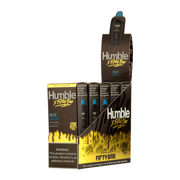 Blue Slush HUMBLE X Fifty Bar 20K Disposables
