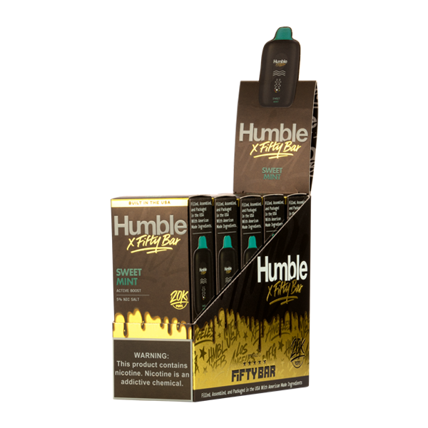 Sweet Mint HUMBLE X Fifty Bar 20K Disposables
