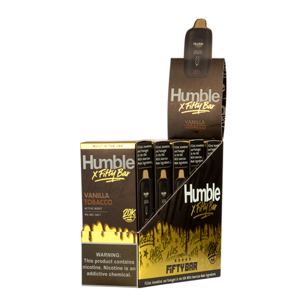 Vanilla Tobacco HUMBLE X Fifty Bar 20K Disposables