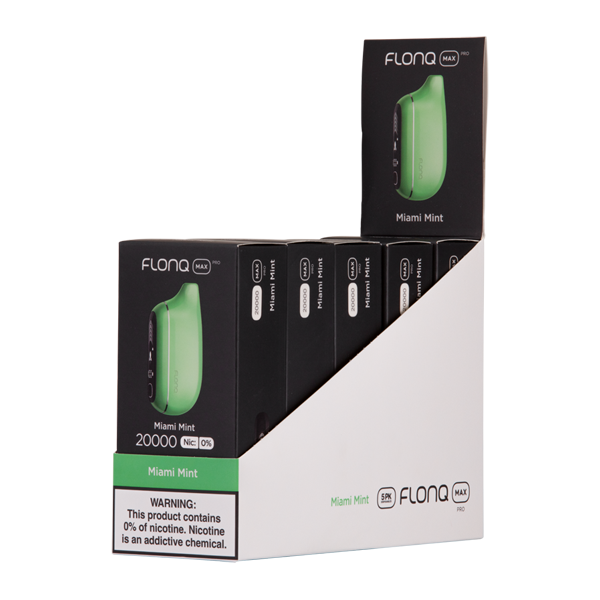 Flonq Max Pro zero nicotine Miami Mint 5 pack