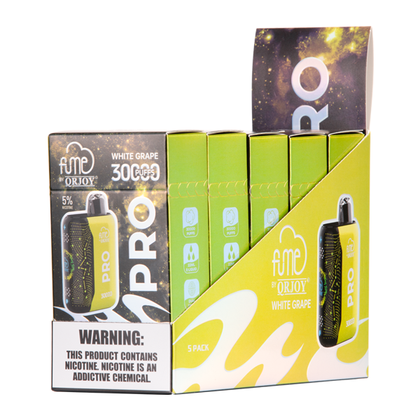 White Grape FUME PRO 30K Disosables