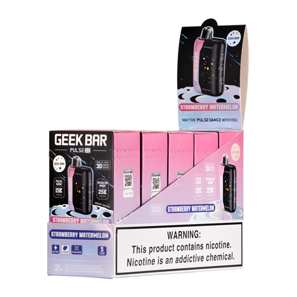 Strawberry Watermelon Geek Bar Pulse X 25K (Meteor Ed.)