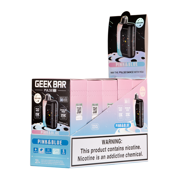 Pink & Blue Geek Bar Pulse X 25K (Meteor Ed)