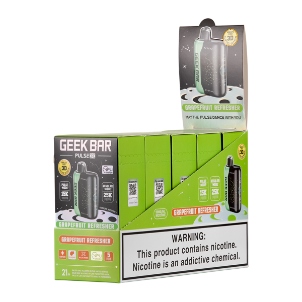 Grapefruit Refresher Geek Bar Pulse X Vape Bundle