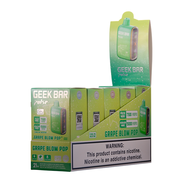 Grape B-Pop Geek Bar Pulse Vapes