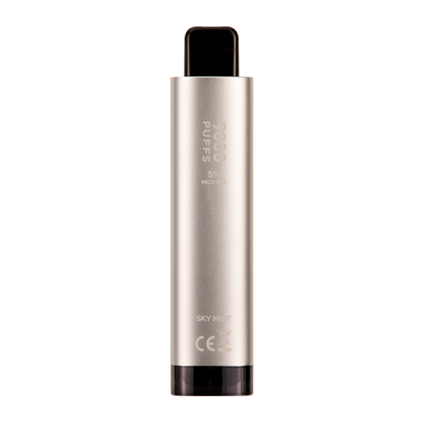 Sky Mint HQD CUVIE PLUS 2.0 Disposable Vape (Back)