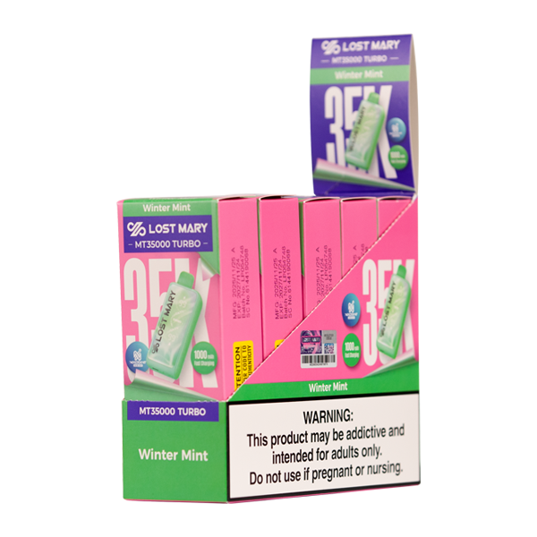 Winter Mint LOST MARY MT35K Nixodine Disposables