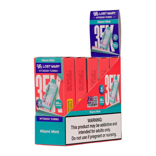 Miami Mint LOST MARY MT35K TURBO Nixodine Disposables