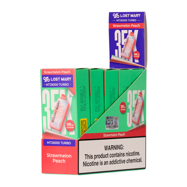 Strawmelon Peach LOST MARY MT35000 TURBO Disposables