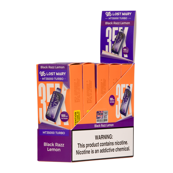 Black Razz Lemon Lost Mary MT35000 Turbo Disposables