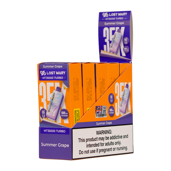 Summer Grape LOST MARY MT35K TURBO Nixodine Disposables