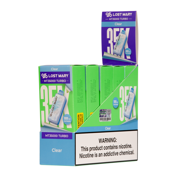 Clear Lost Mary MT35000 Turbo Disposables