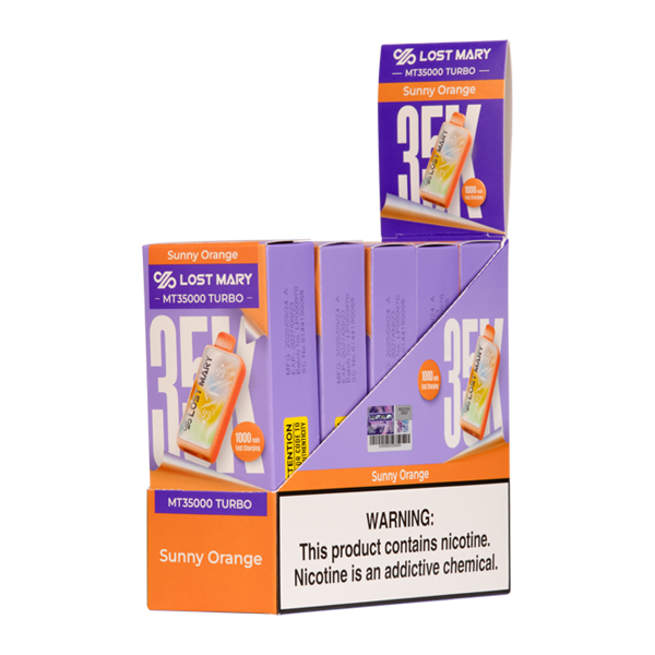 Sunny Orange Lost Mary MT35000 Turbo Disposables