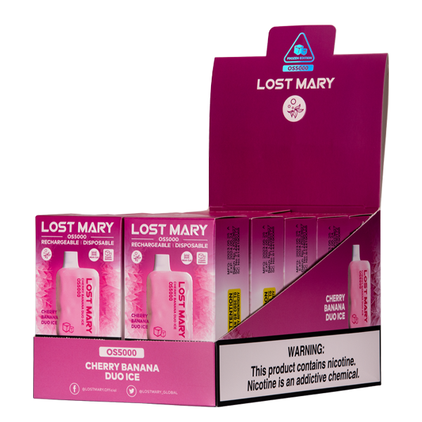 Cherry Banana Duo Ice Lost Mary OS5000