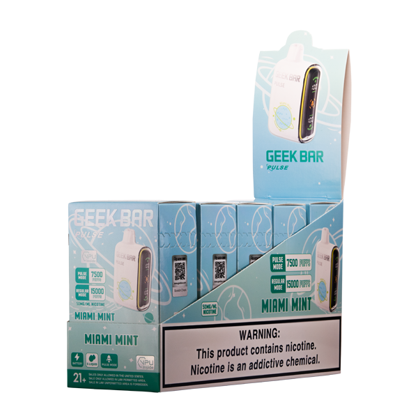 Miami Mint Geek Bar Pulse Vape Bundle