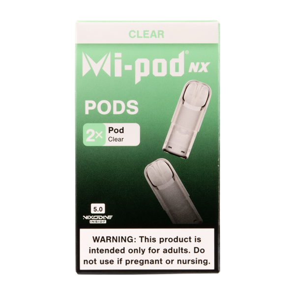 Clear MI-POD NX Pods 2-Pack