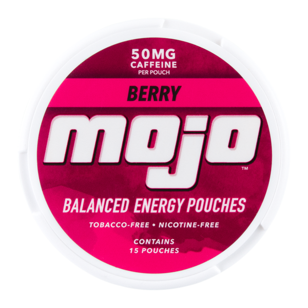 Mojo 50mg caffeine Berry Energy Pouches