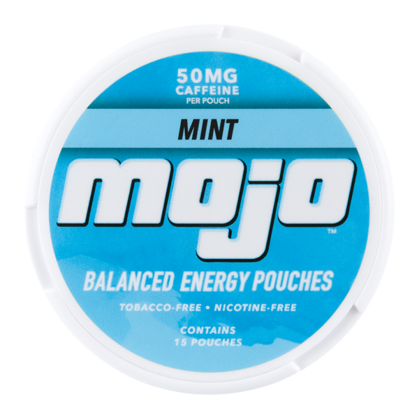 Mojo 50mg caffeine Mint Energy Pouches