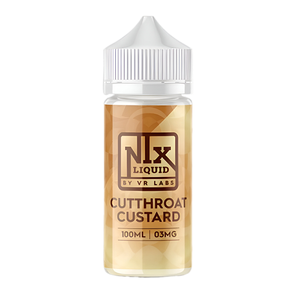 Nix Liquid Cutthroat Custard 100ML Nixodine E-Juice