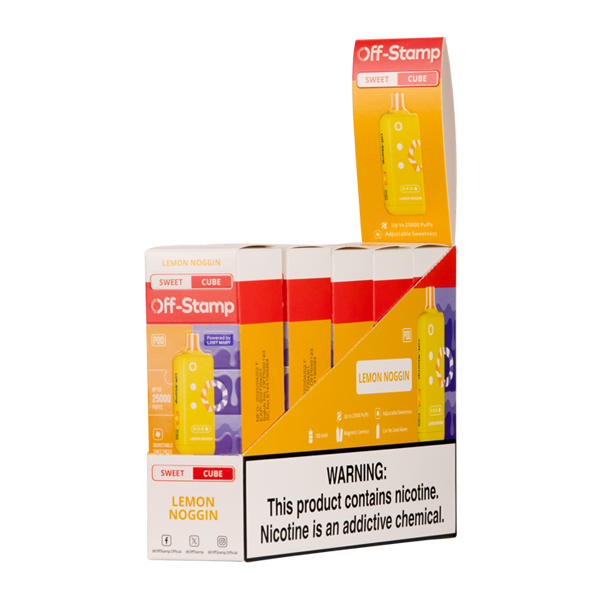 5 Pack of Lemon Noggin OFF STAMP X-Cube Disposable SWEET