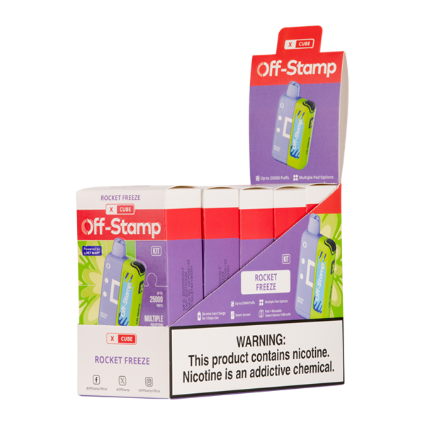 5 Pack of Rocket Freeze OFF STAMP X-Cube Kit CLASSIC
