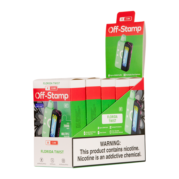 5 Pack of Florida Twist OFF STAMP X-Cube Kit CLASSIC