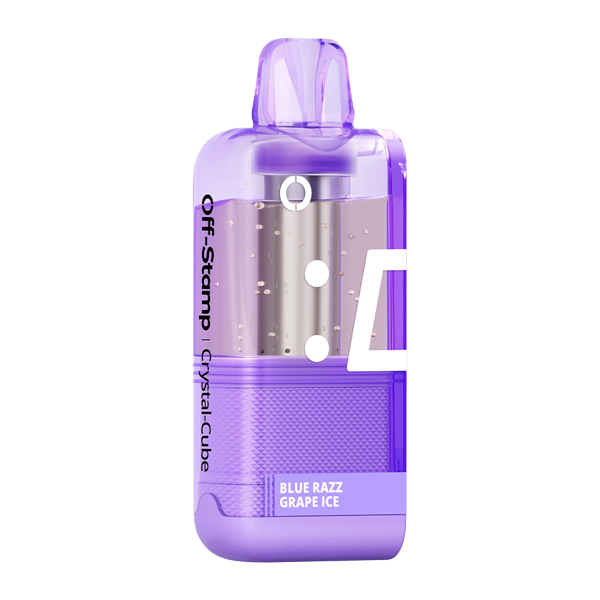 Blue Razz Grape Ice Off Stamp X-Cube Crystal Cube