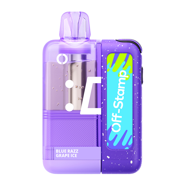 Blue Razz Grape Ice Off Stamp X-Cube Kit Crystal
