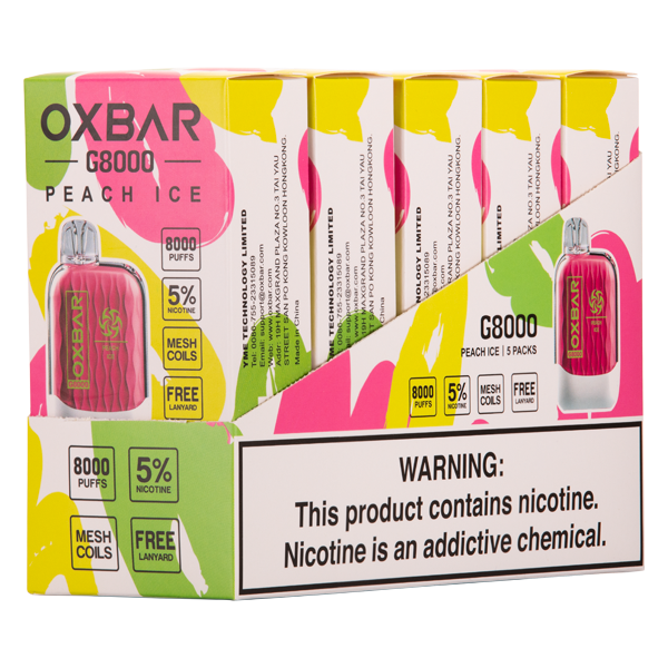 Peach Ice Oxbar G8000