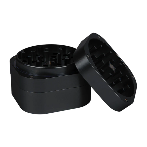 Pax dry herb grinder black open