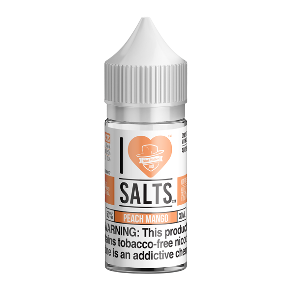 I Love Salts Peach Mango Vape Juice Bottle