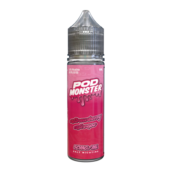 Strawberry Scoops POD MONSTER Salts 60ml