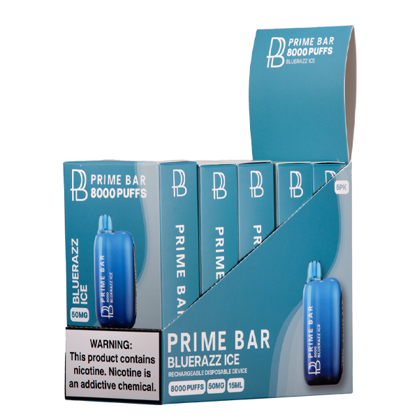 Prime Bar 8000 Icy Blue Razz