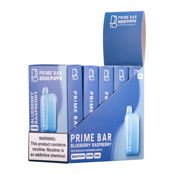 Prime Bar 8000 Blueberry Raspberry