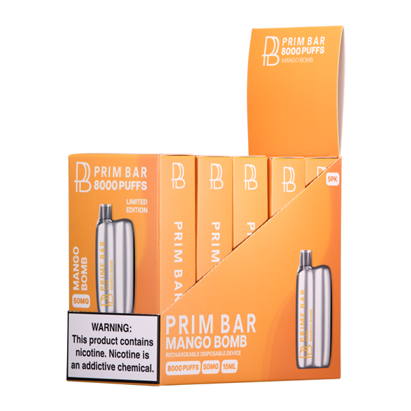 Prime Bar 8000 *Limited Edition* - Mango Bomb Prime Bar 8000 *Limited Edition* - Mango Bomb