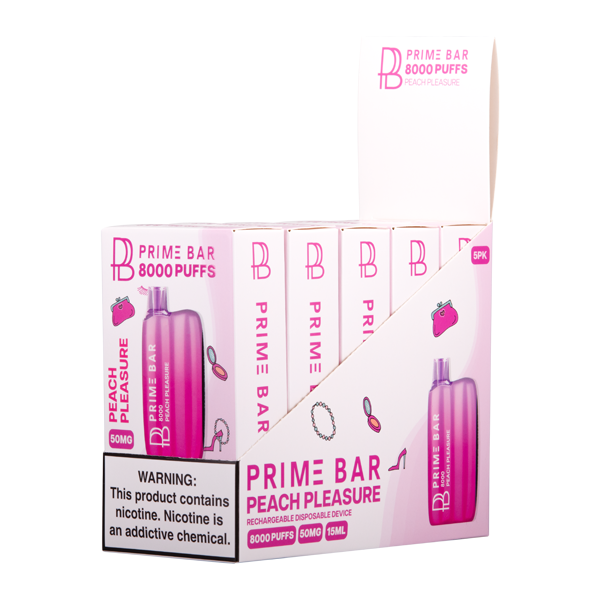 Peach Pleasure PRIM Bar 8000