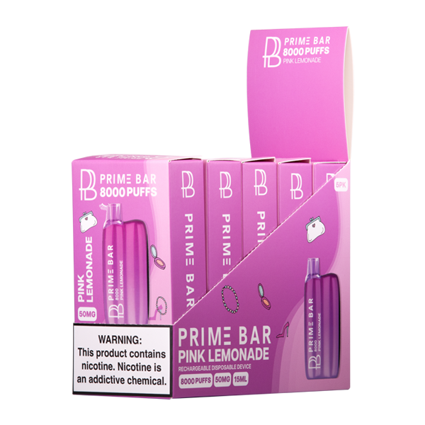 Pink Lemonade PRIM Bar 8000