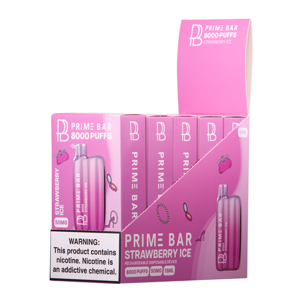 Strawberry Ice PRIM Bar 8000