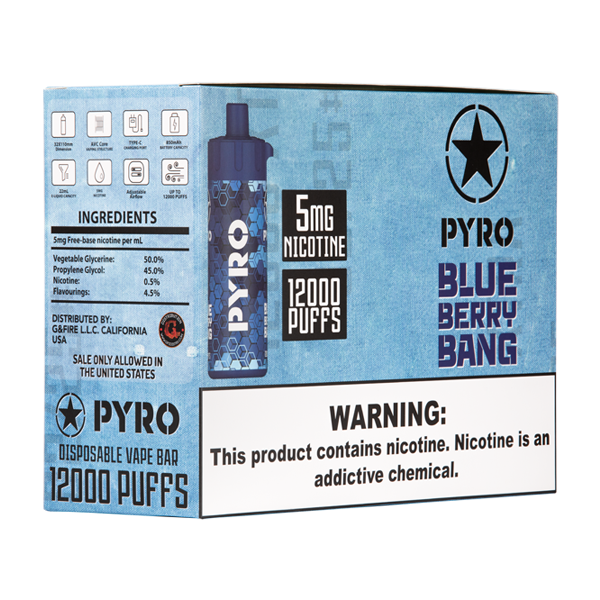 Blueberry Bang - PYRO 12000