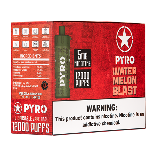 Watermelon Blast - PYRO 12000